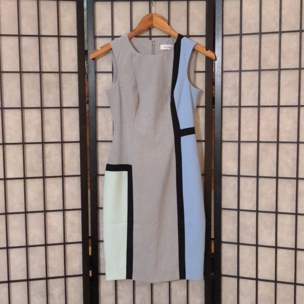 Calvin Klein Color Block Dress